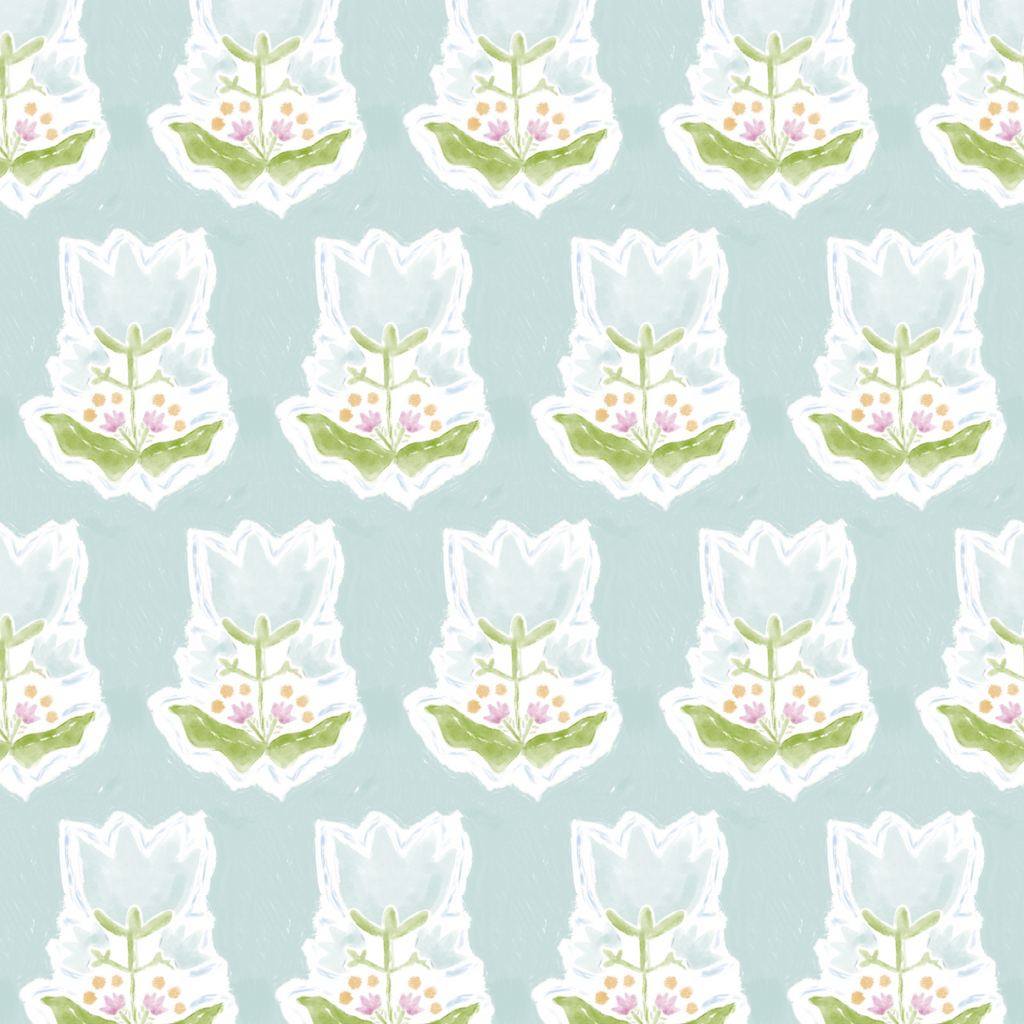 Penelope Fabric (Blue)