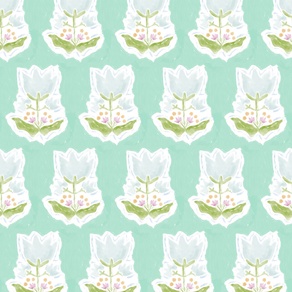 Penelope Fabric (Seafoam)