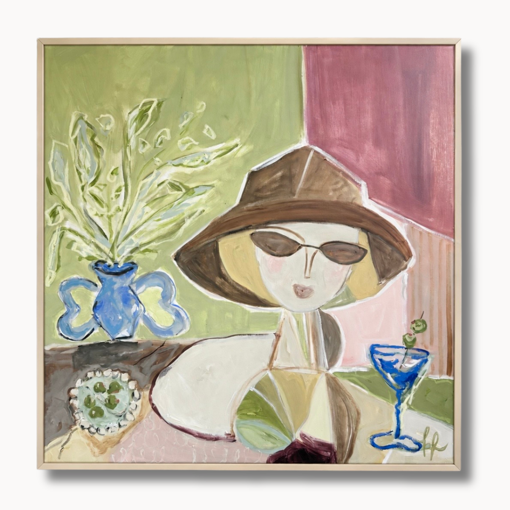 Dirty Martini Dottie 30" x 30"