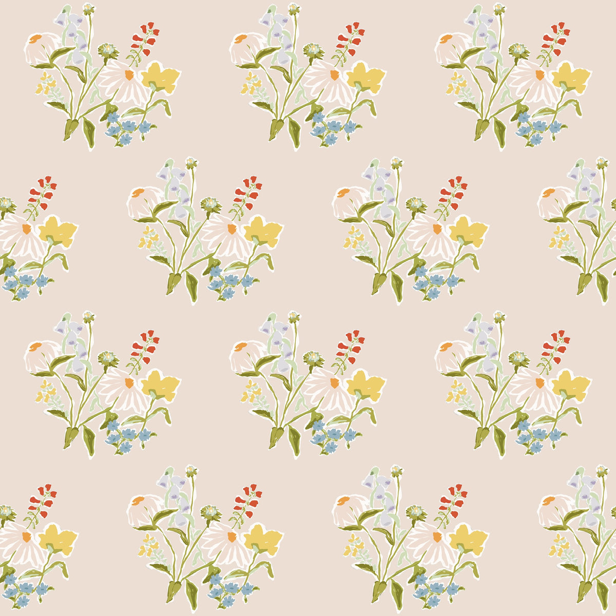 Kit Peony Fabric