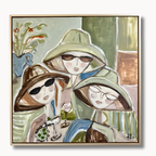 Ladies Who Lunch - 36" x 36"