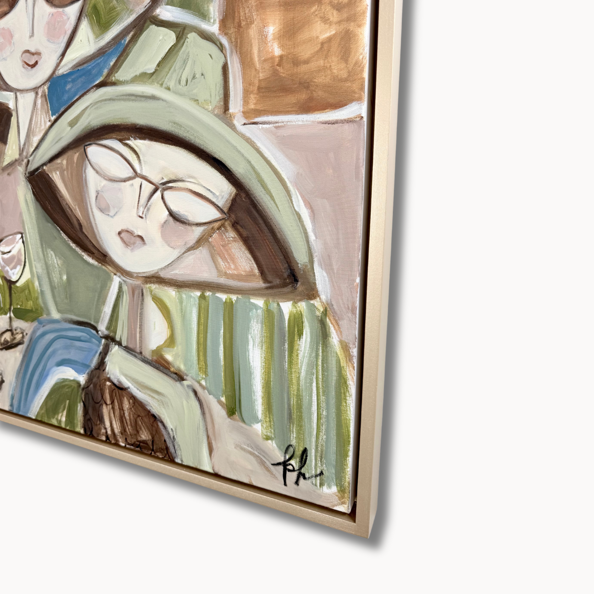 Ladies Who Lunch - 36" x 36"