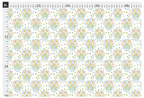 "Olivia" Print Wallpaper in Chartreuse