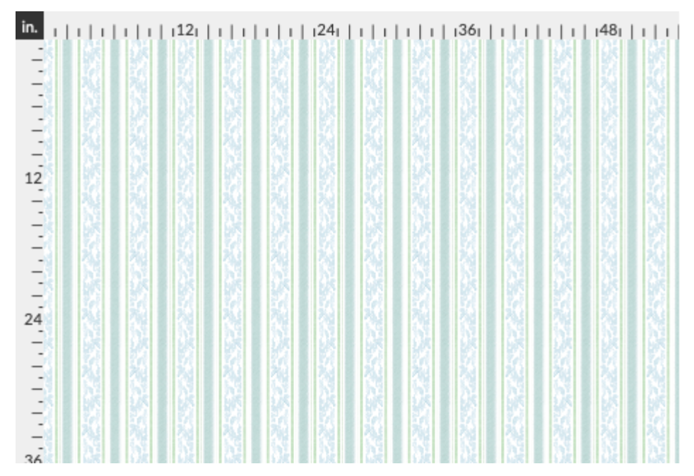 "Tillie" Print Wallpaper in Mint