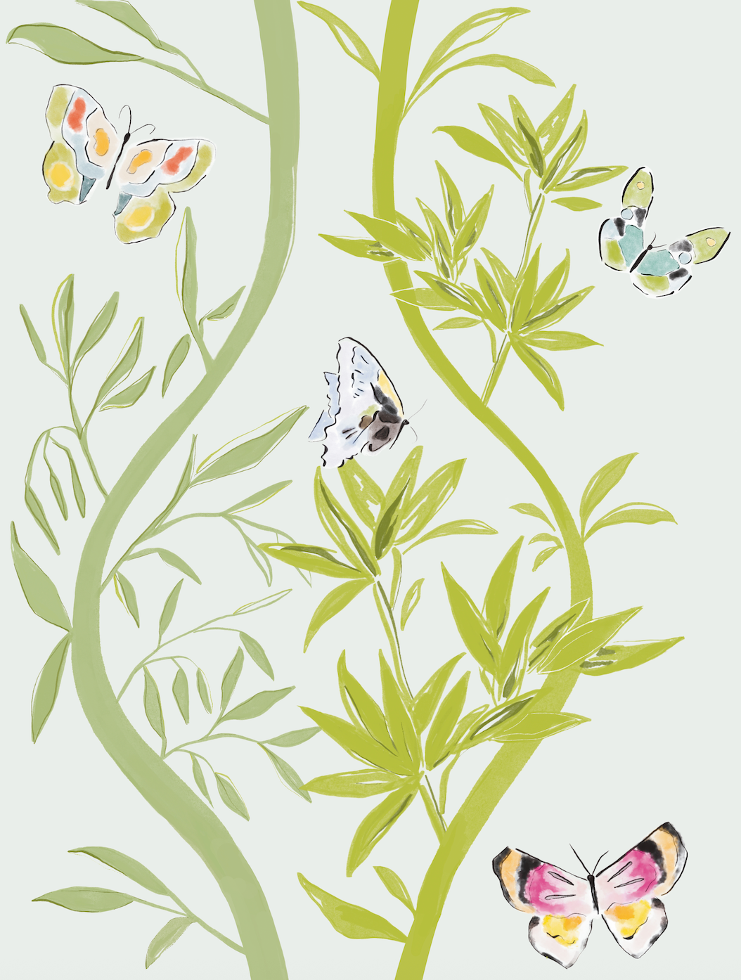 Beatrice Fabric (Mint)