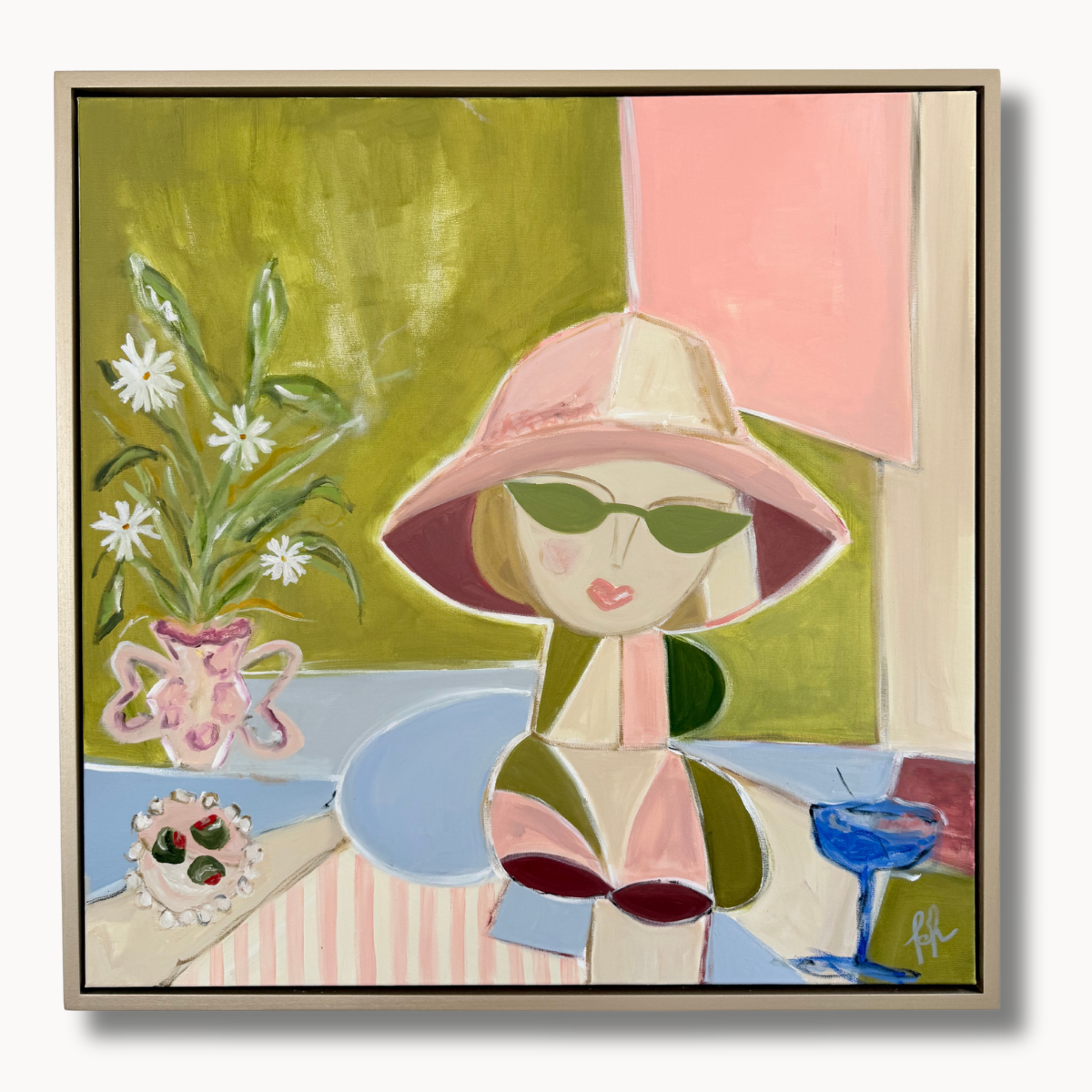 Shady at 80 - 30" x 30"