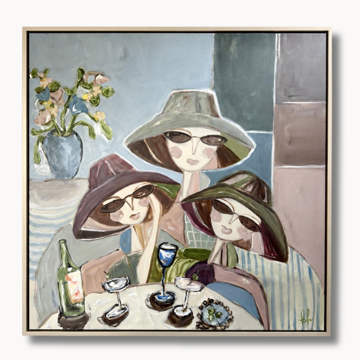 The Cocktail Council - 48" x 48"