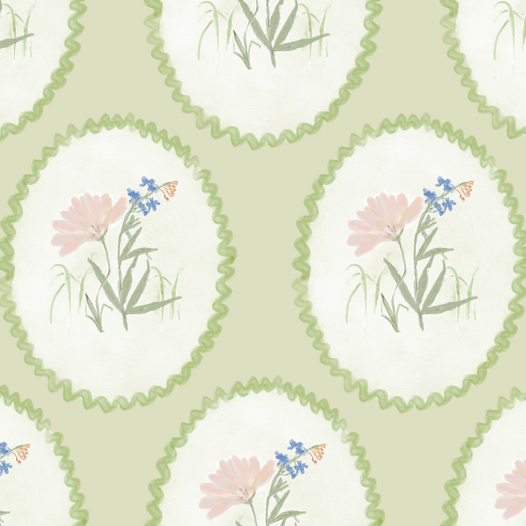Rosie Fabric (Green)