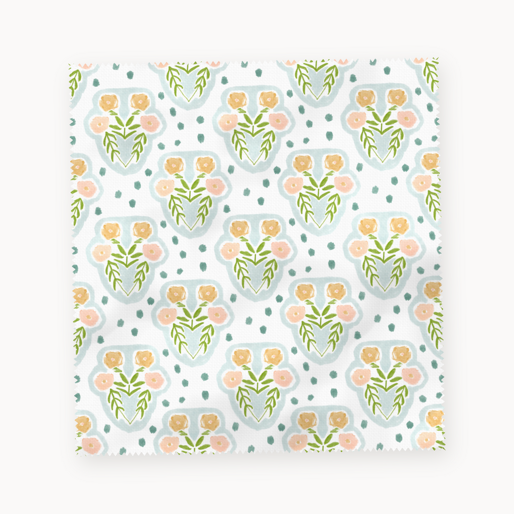 Olivia Fabric (Blue)