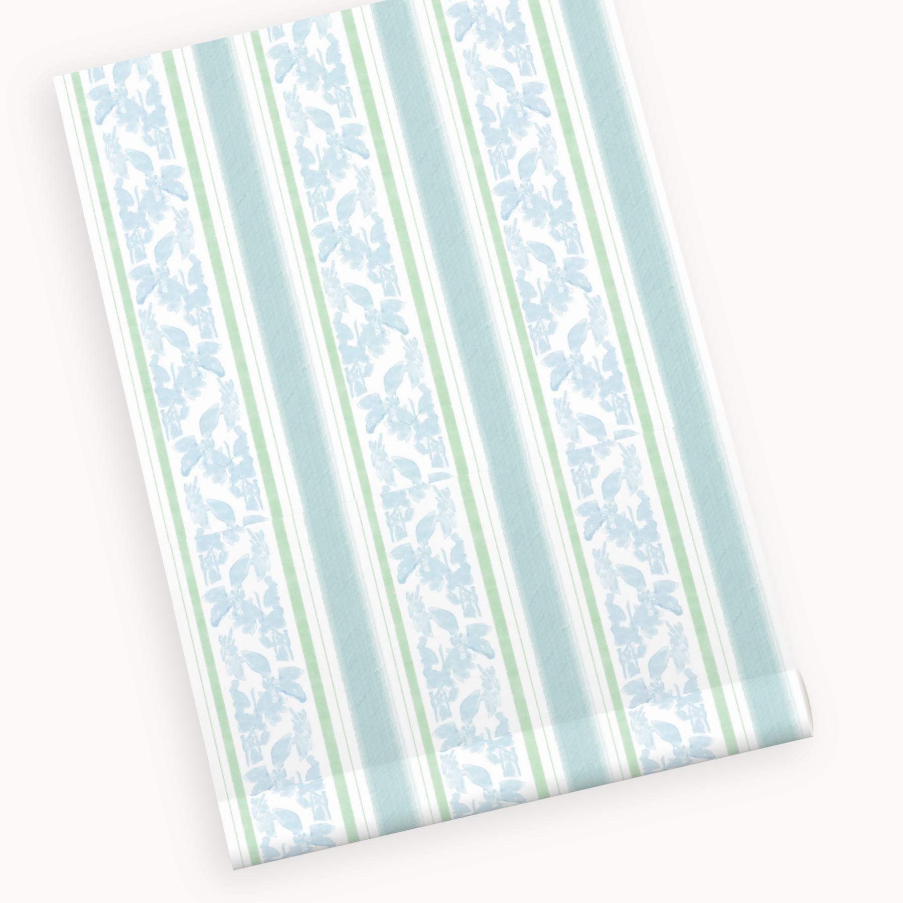 "Tillie" Print Wallpaper in Mint