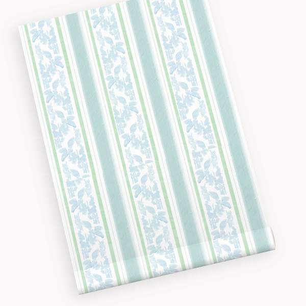 "Tillie" Print Wallpaper in Mint