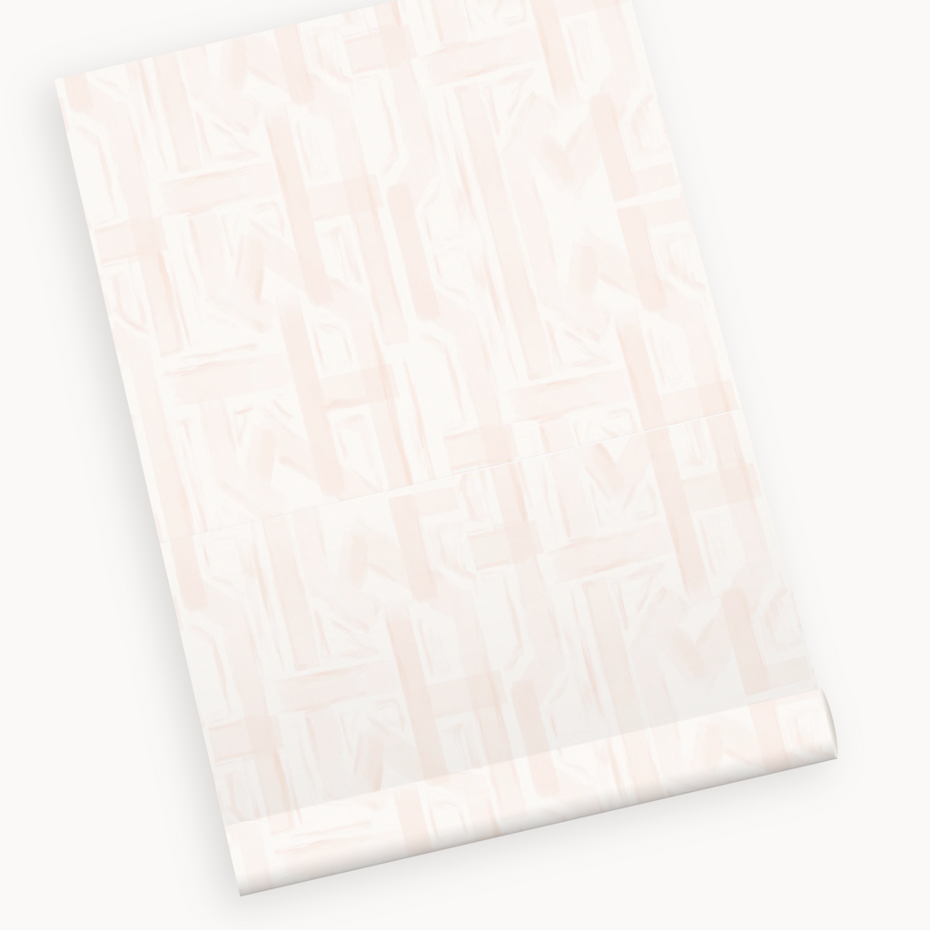 "Florence" Print Wallpaper in Pink
