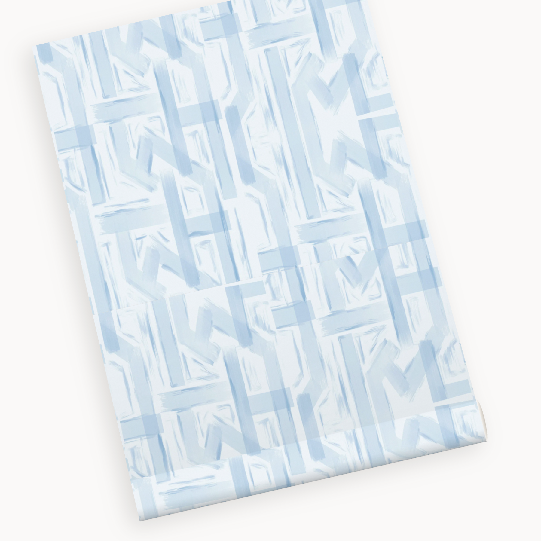 "Florence" Print Wallpaper in Blue