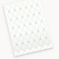 "Poppy" Print Wallpaper in Blue & Green