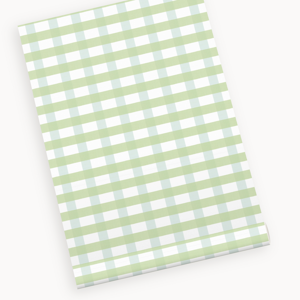 "Conrad" Print Wallpaper in Green