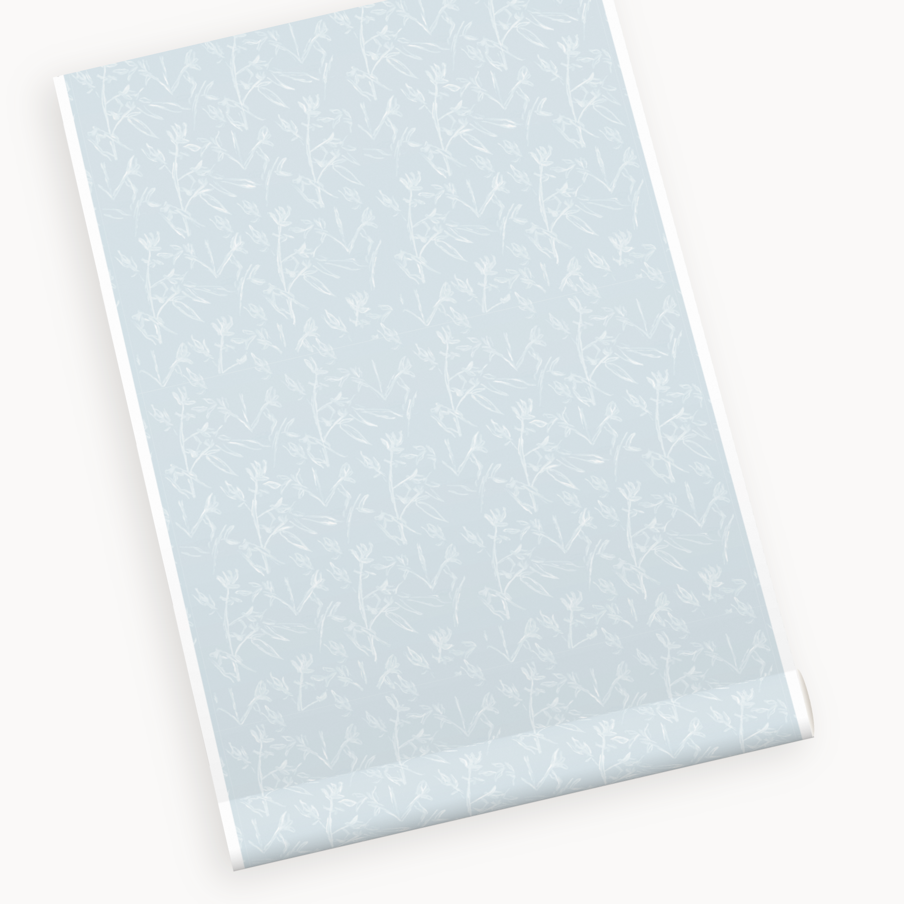 "Eloise" Print Wallpaper in Blue