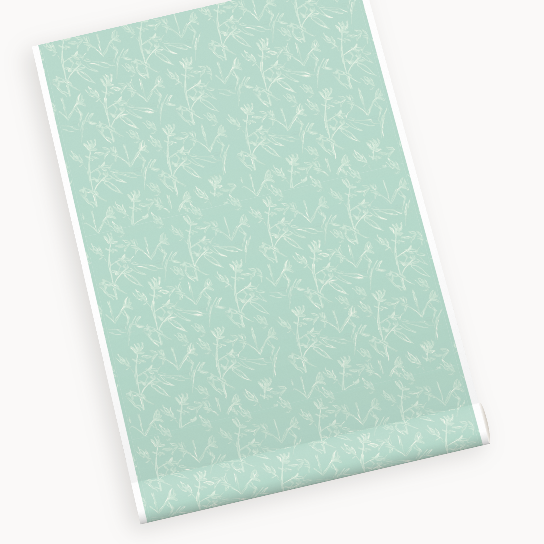 "Eloise" Print Wallpaper in Green