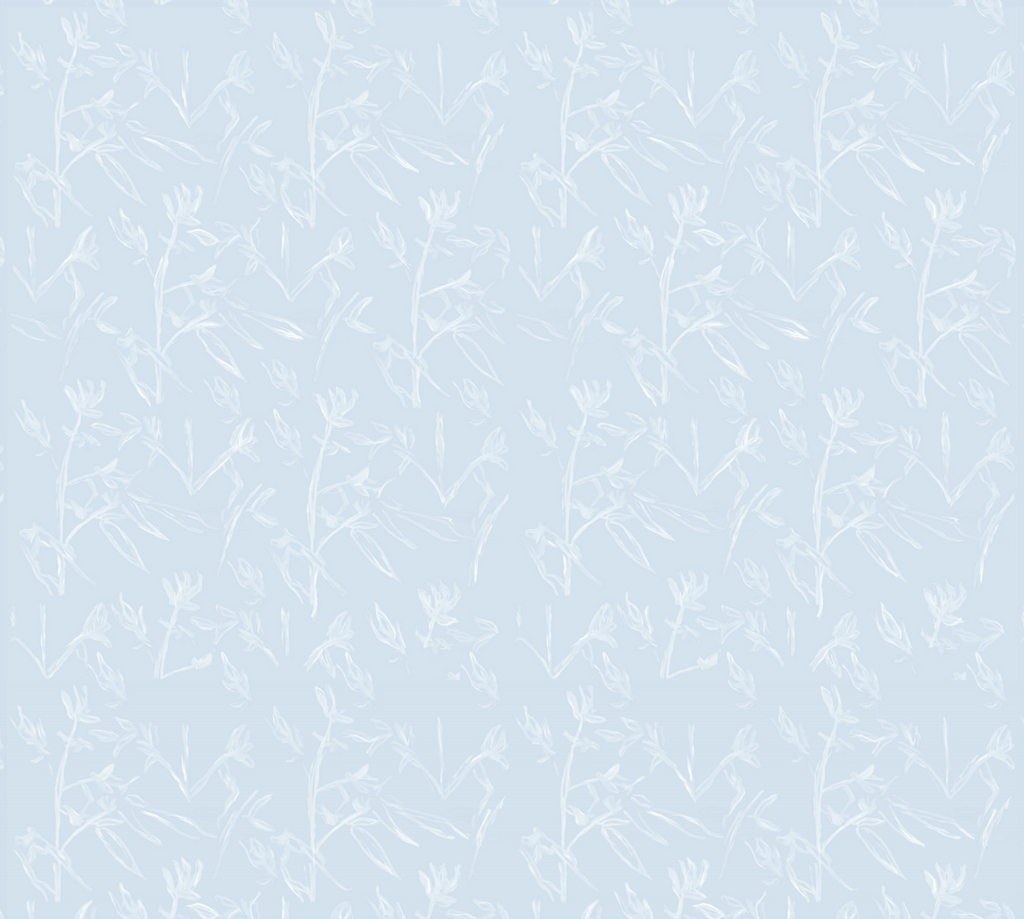 "Eloise" Print Wallpaper in Blue