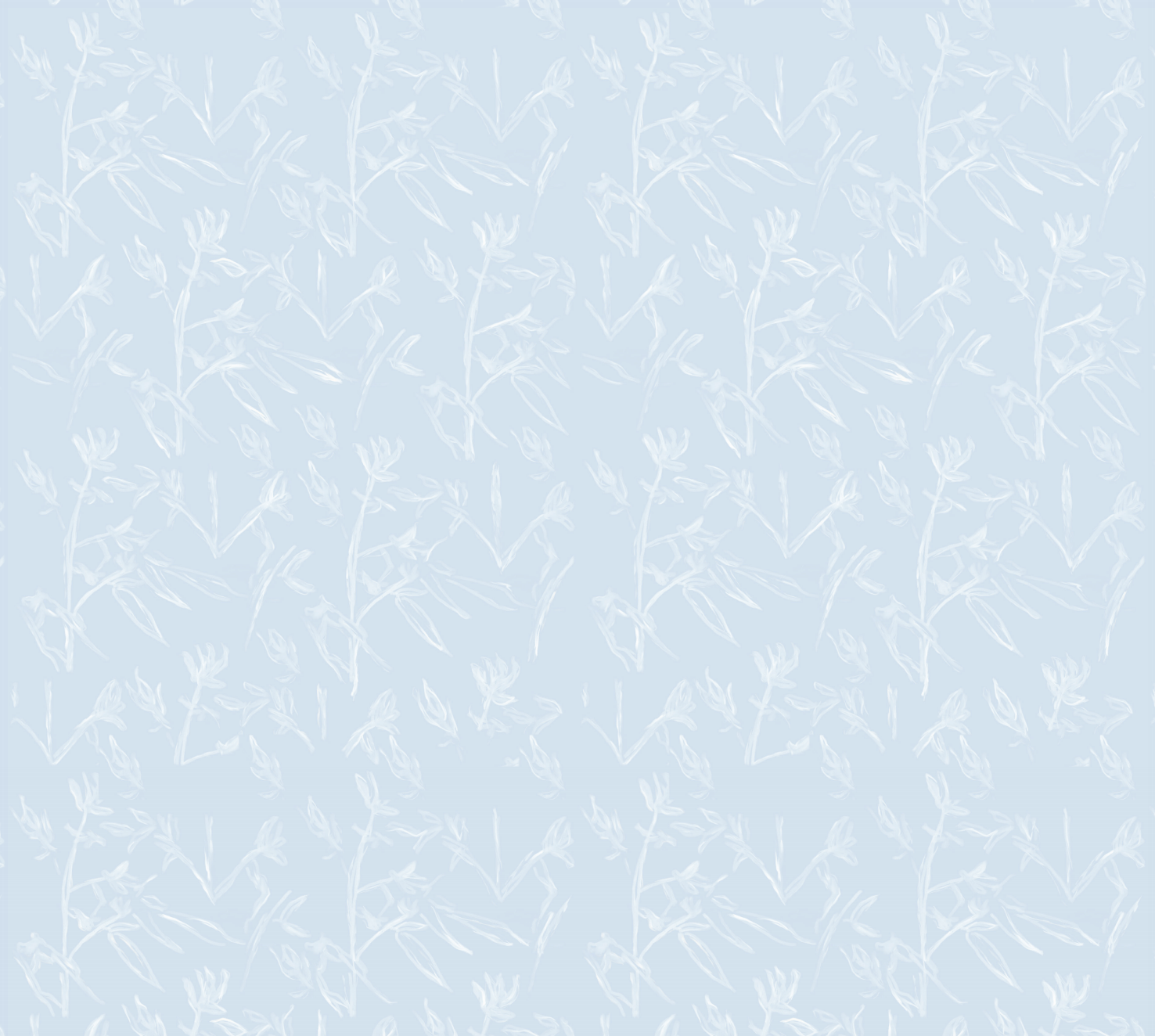 "Eloise" Print Wallpaper in Blue