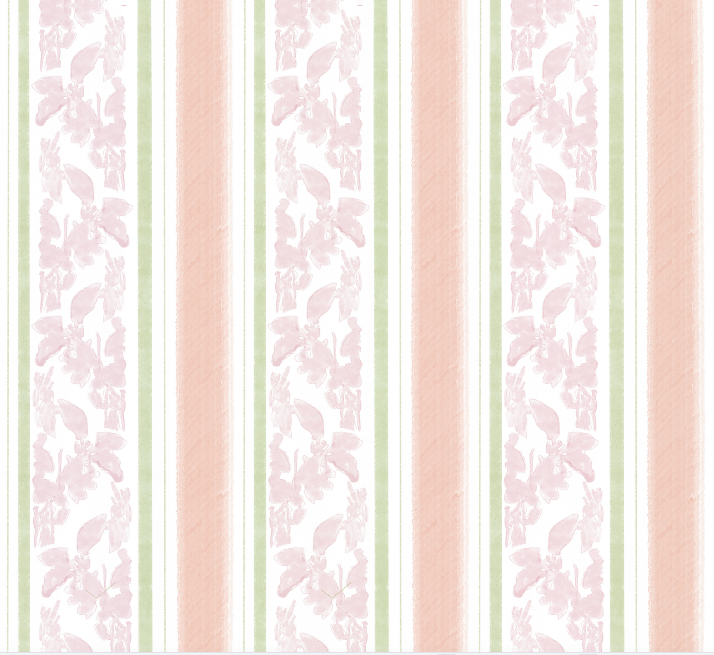 "Tillie" Print Wallpaper in Pink