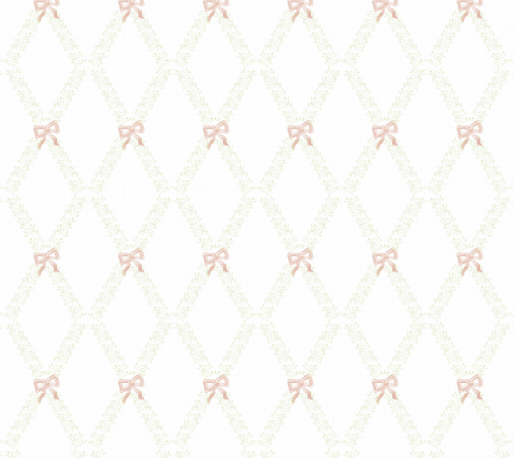 "Poppy" Print Wallpaper in Pink & White