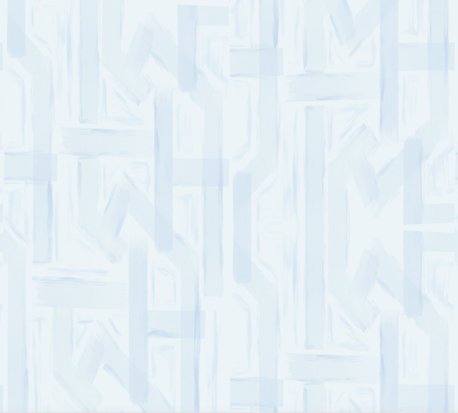 "Florence" Print Wallpaper in Light Blue